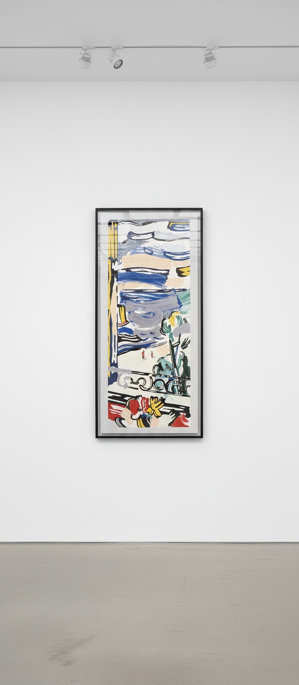 Roy Lichtenstein - View From The Window, from Landscapes Series, (C. 215), 1985