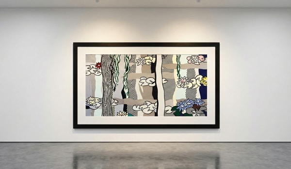 Water Lilies With Willow (C. 242)