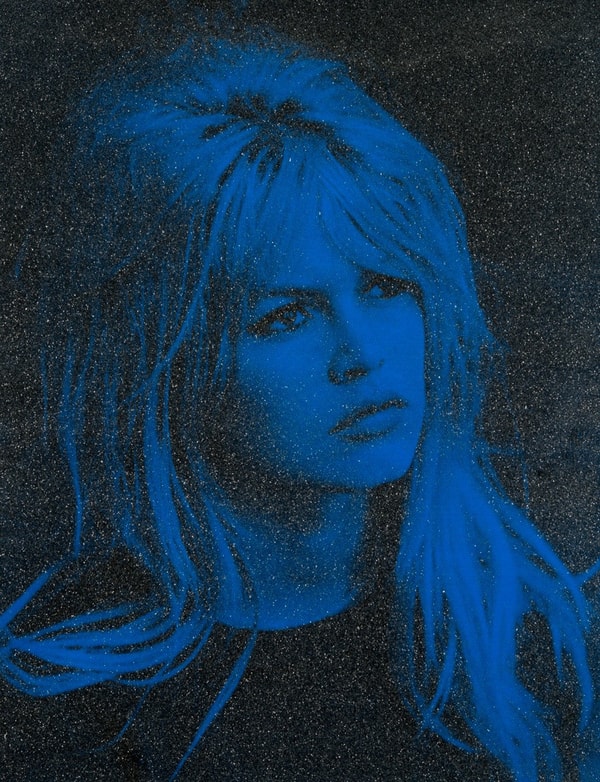 Russell Young - Brigitte Bardot Fury Blue, 2017