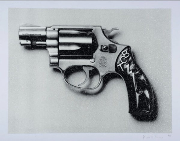Russell Young - Elvis TCB Pistol, 2017
