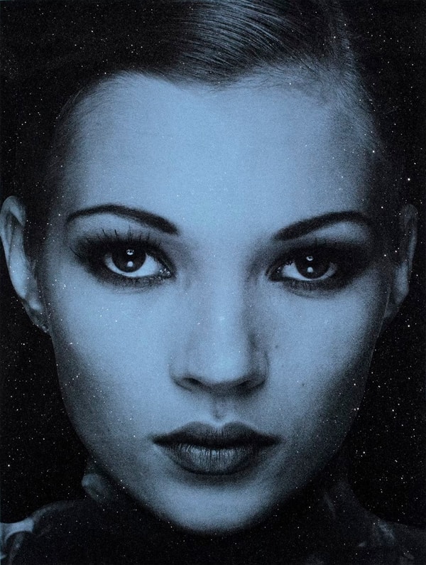 Russell Young - Kate Moss Supreme Blue, 2023