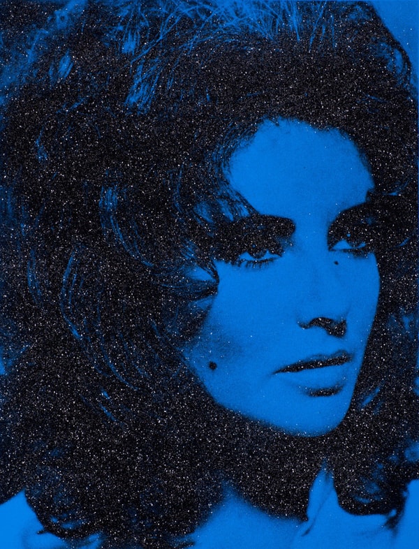 Russell Young - Liz Taylor Blue, 2011