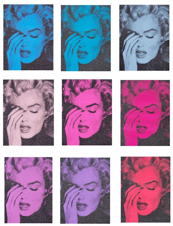 Russell Young - Marilyn Crying - California Series, 2013