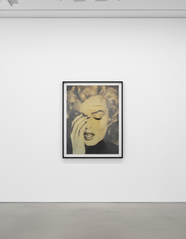 Russell Young - Marilyn Crying (Crash Gold), 2018
