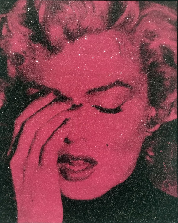 Russell Young - Marilyn Crying French Rose, 2019