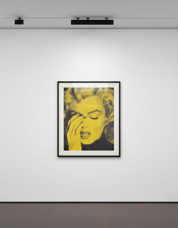 Marilyn Crying New York Yellow and Black