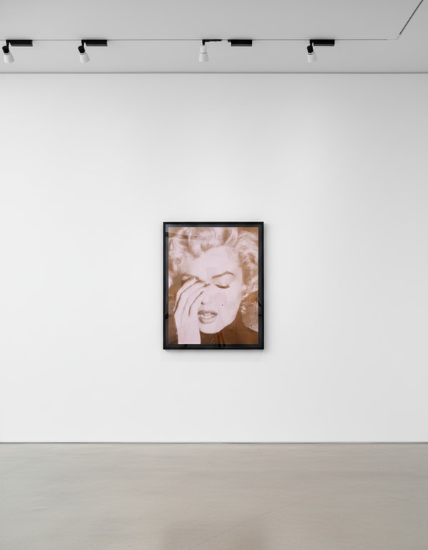 Marilyn Crying Pink and Liquid Gold