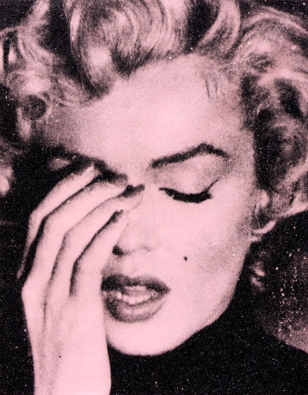 Russell Young - Marilyn Crying Pink Small, 2019