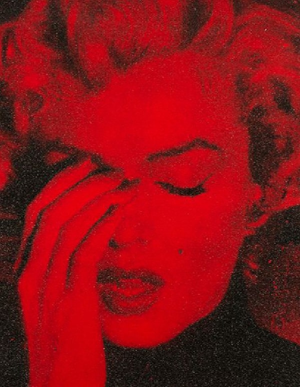 Russell Young - Marilyn Crying Thunder Red, 2017