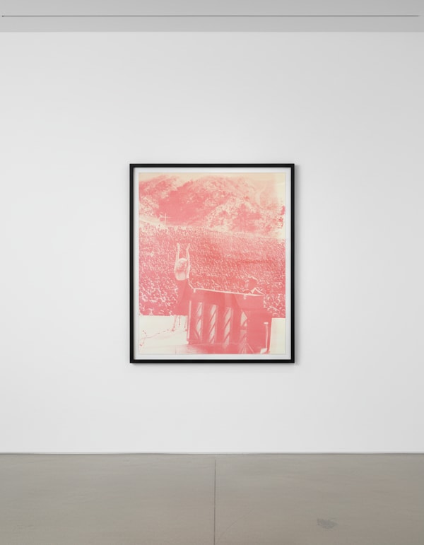 Russell Young - Marilyn in Korea 1954, 2006, Acrylic screen print on somerset paper in silver and milori blue