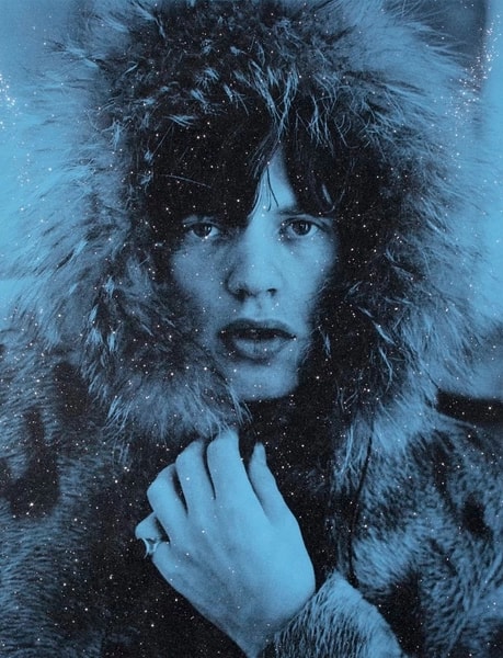 Russell Young - Mick Jagger (Wild Blue), 2023