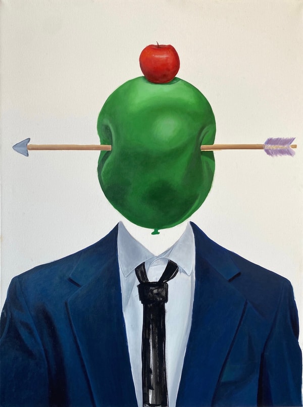 Sage Barnes - Bullseye (White), 2023