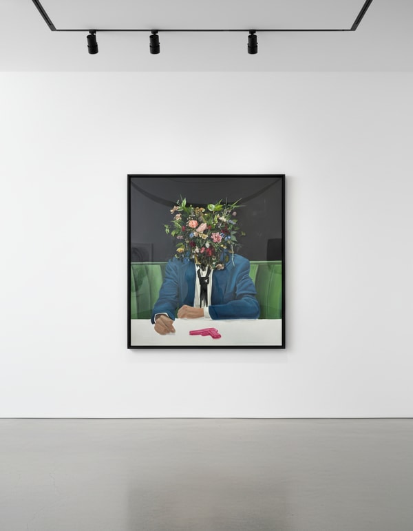 Sage Barnes - Still Life, 2023, Mixed media on canvas