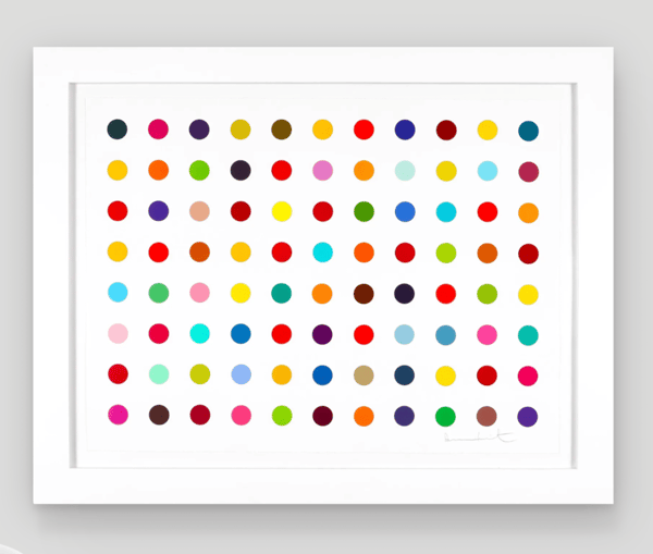 Damien Hirst - Horizontal Spots II, 2018
