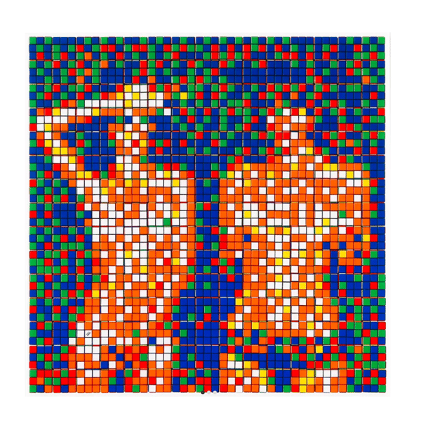Invader - Invader Rubik Shot Country Life, NVDR1-3, 2023