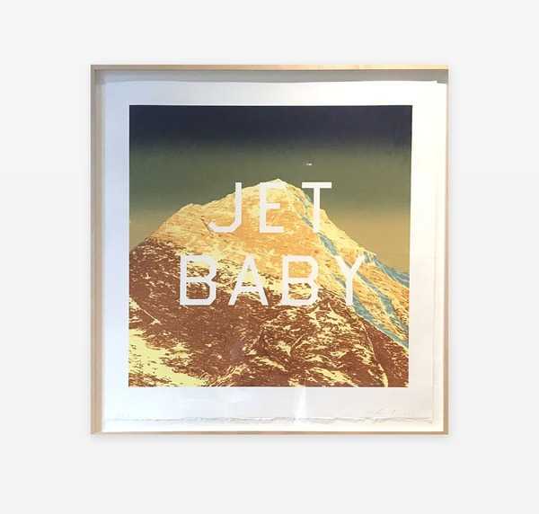 Ed Ruscha - Jet Baby Trial Proof, 2011