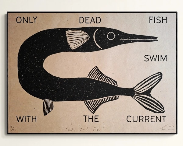 David Schmitt - Only Dead Fish , 2026