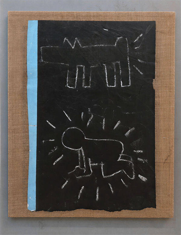 Keith Haring - Untitled (Dog and Child), 1982