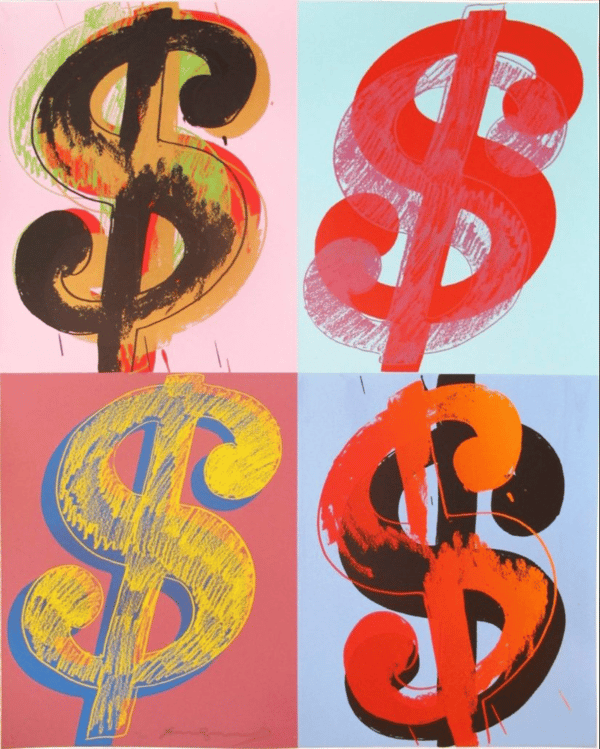 Andy Warhol - $ (Quadrant), II.283, 1982