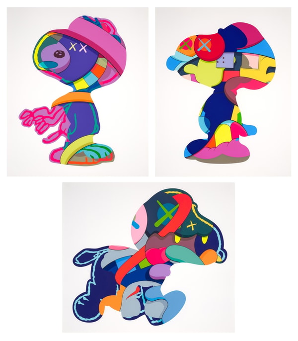 KAWS - No One's Home; Stay Steady; The Things That Comfort (Set of 3), 2015