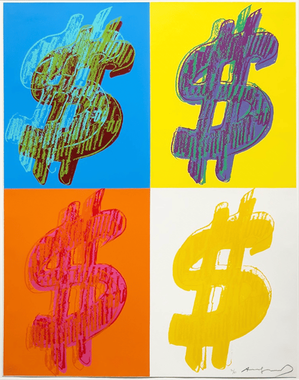 Andy Warhol - $ (Quadrant) F&S II.284, 1982