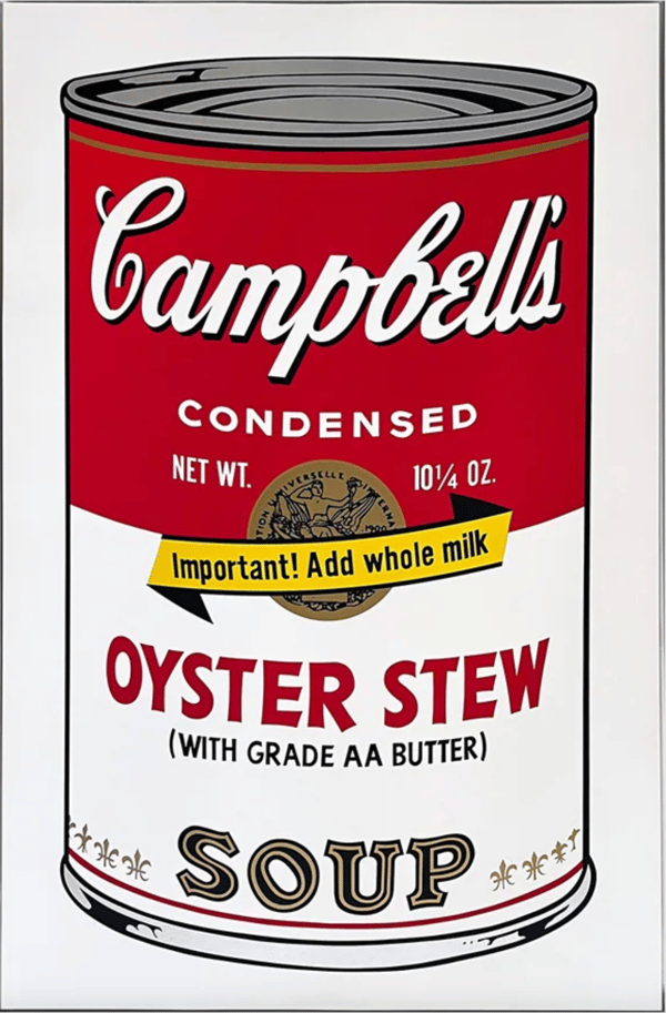 Andy Warhol - Oyster Stew Soup F.S. II 60, 1969