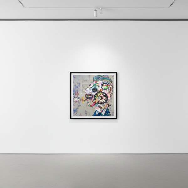 Takashi Murakami - An Homage to Francis Bacon (Study for Head of George Dyer, Moire), 2016