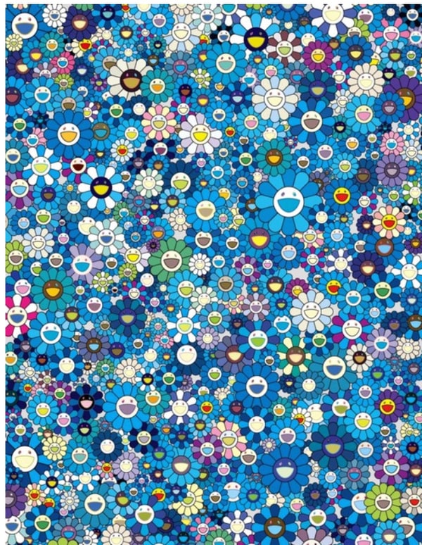 Takashi Murakami - An Homage to IKB , 1957 , F, 2020