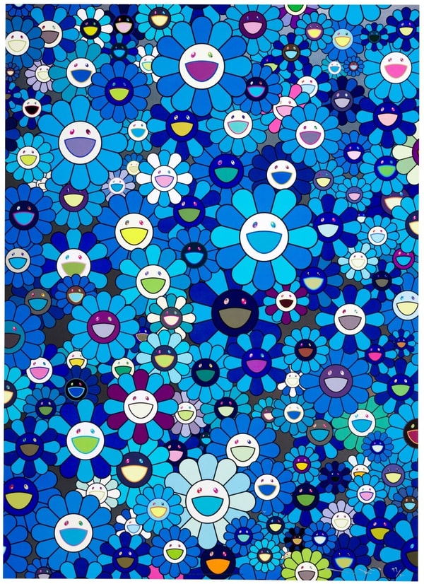 Takashi Murakami - An Homage To IKB B, 2011