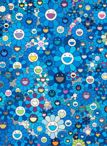 Takashi Murakami - An Homage to IKB D, 2012
