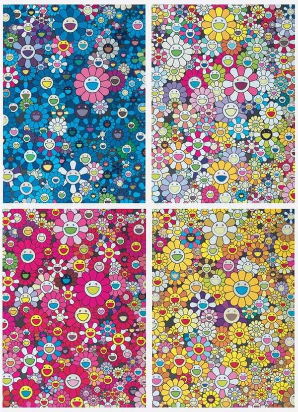 Takashi Murakami - An Homage to Monopink, Monogold, IKB and Yves Klein, 1957