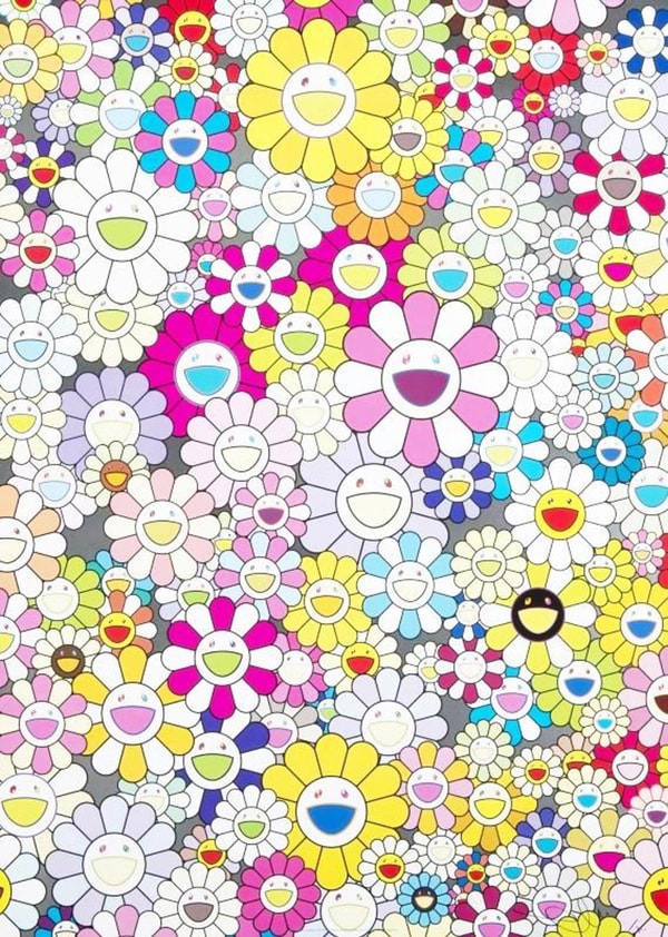 Takashi Murakami - An Homage To Yves Klein, Multicolour B, 2012