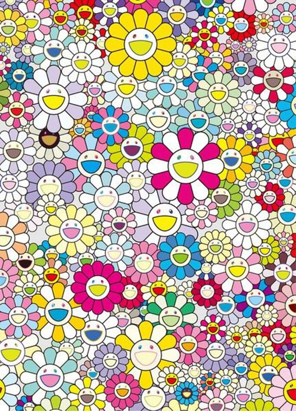 Takashi Murakami - An Homage To Yves Klein, Multicolour D, 2012