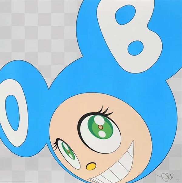 Takashi Murakami - And Then Aqua Blue, 1999