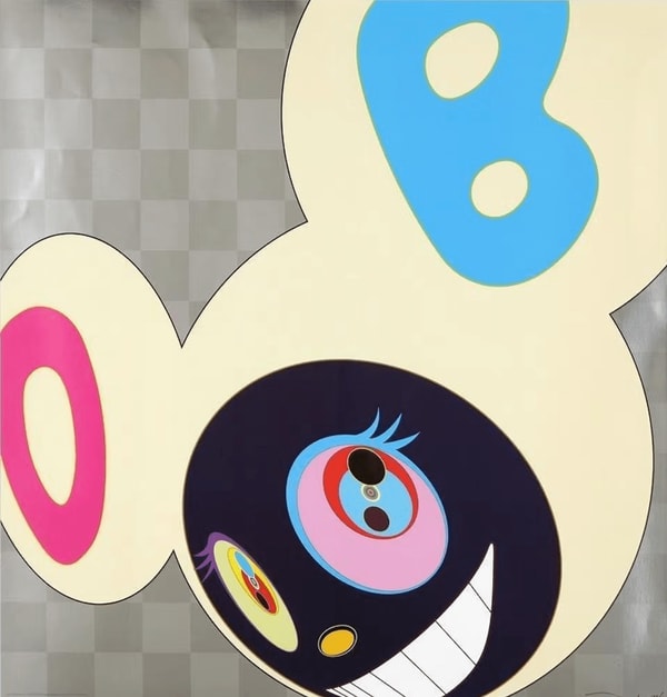 Takashi Murakami - And Then Platinum (cream), 2008