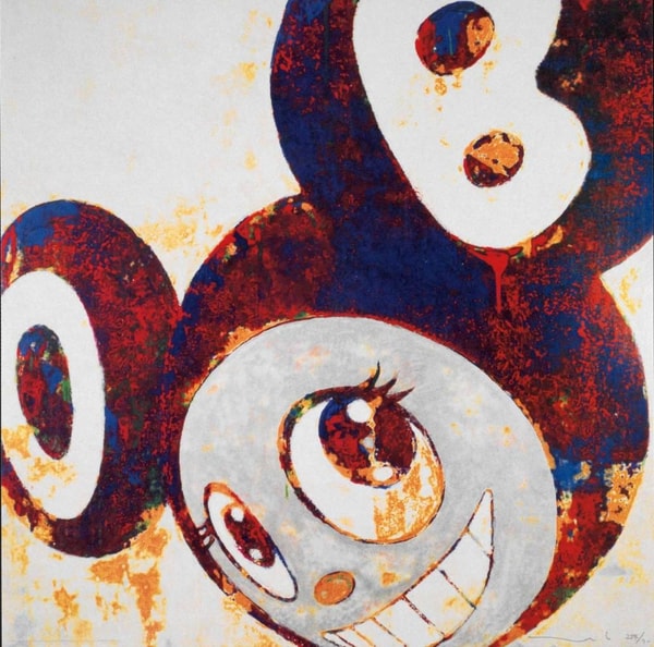 Takashi Murakami - And Then Red Blue Yellow, 2006