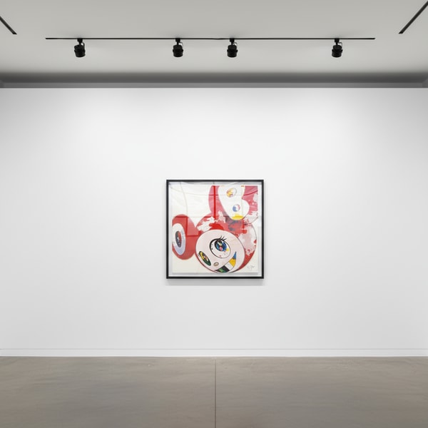 Takashi Murakami - And Then The Polke Method (red), 2013, Lithograph