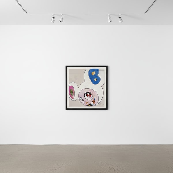 Takashi Murakami - And Then (White: The Superflat Method Pink and Blue Ears, 2013