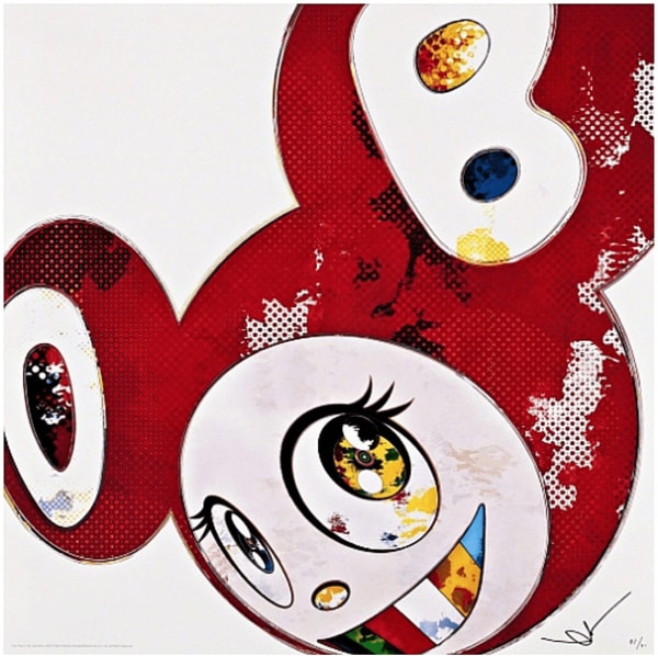 Takashi Murakami - And Then x 727 (Vermillion: Shu), 2013