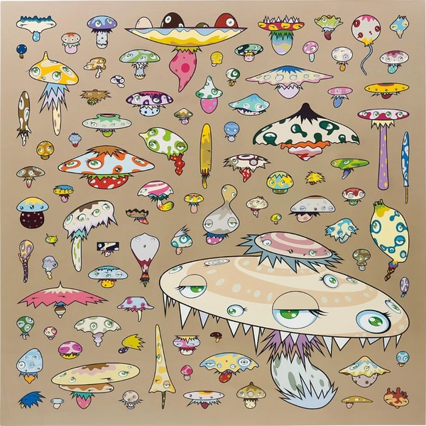 Takashi Murakami - Champignons, 2002