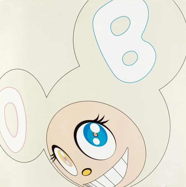 Takashi Murakami - DOB (white), 2003