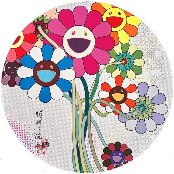Takashi Murakami - Even the Digital Realm Has Flowers to Offer, 2010