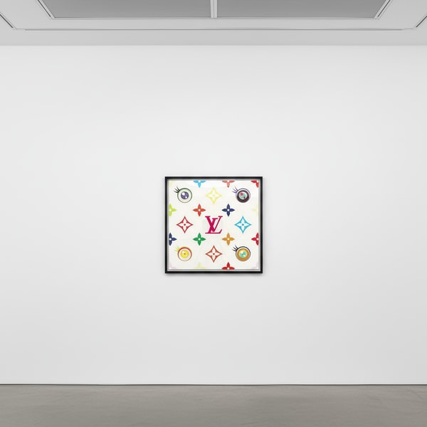 Takashi Murakami - Eye Love Superflat on White, 2003