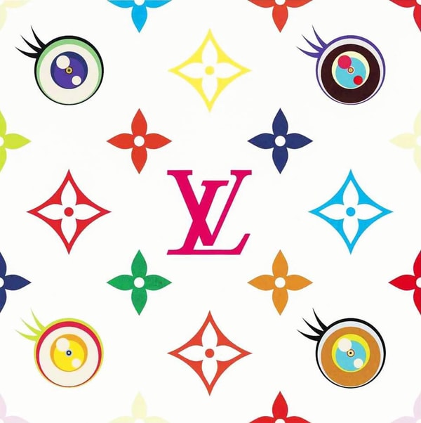 Takashi Murakami - Eye Love Superflat Pink Logo AP, 2003