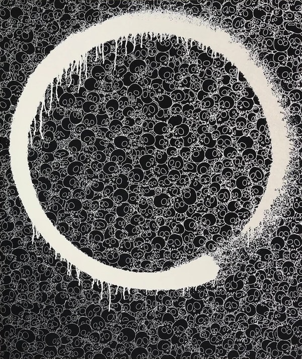 Takashi Murakami - Facing The Pitch Black Void, 2018