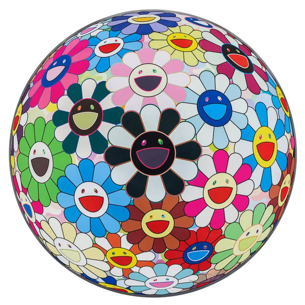 Takashi Murakami - Flower Ball (Blood 3D), 2007
