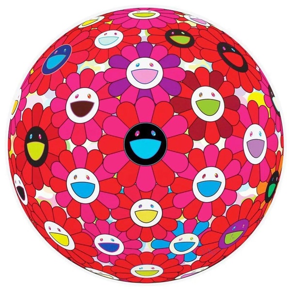 Takashi Murakami - Flower Ball (Burning Blood), 2018