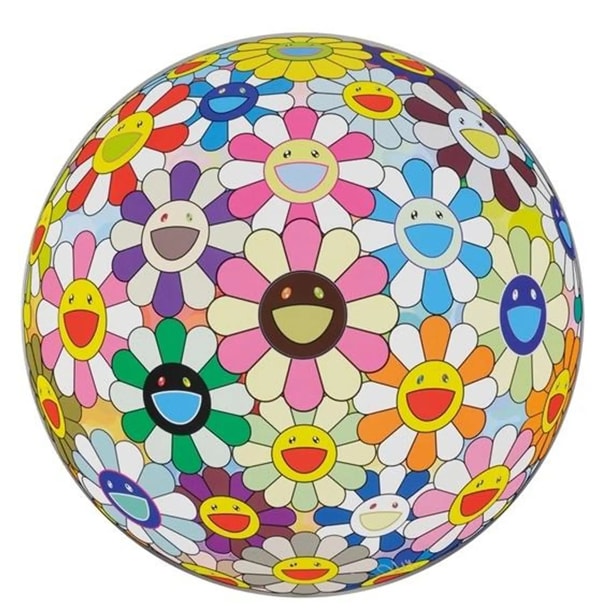 Takashi Murakami - Flower Ball (Commos 3D), 2011
