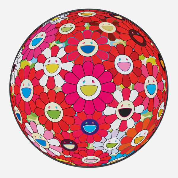 Takashi Murakami - Flower Ball (Comprehending The 51st Dimension), 2014