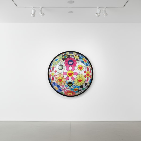 Takashi Murakami - Flower Ball (Pink), 2007, Offset lithograph in colors with cold stamping